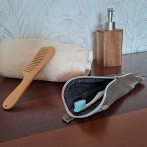 la pochette multi poches joséphine version turquoise