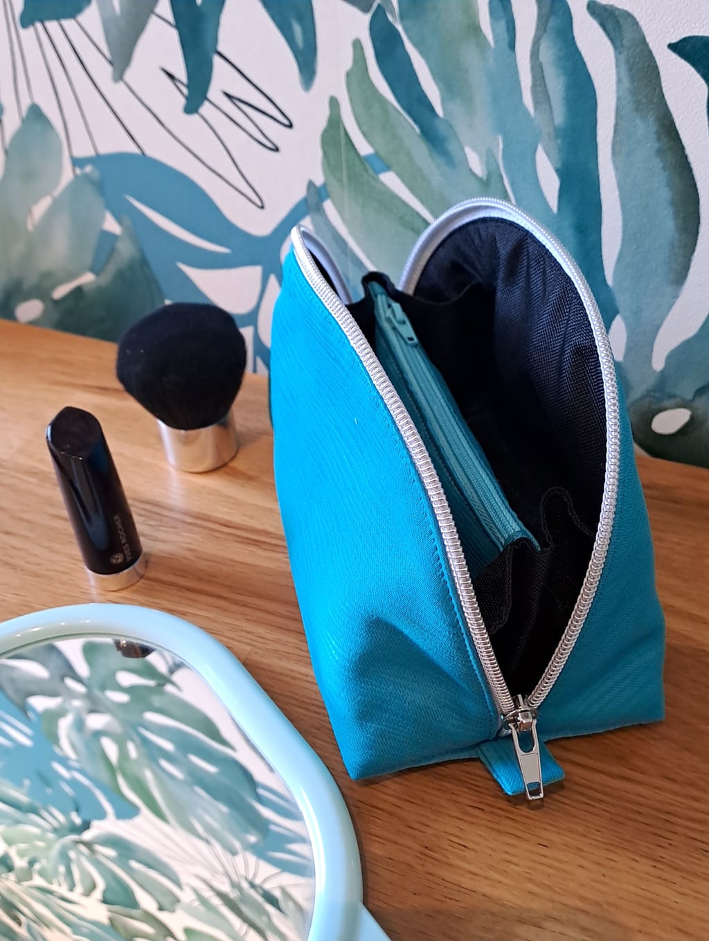 la pochette multi poches joséphine version turquoise la pochette multi poches joséphine version turquoise