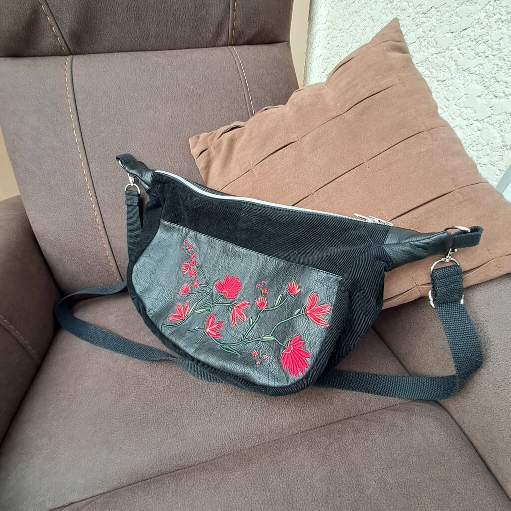 le sac simone version velours et simili le sac simone version velours et simili