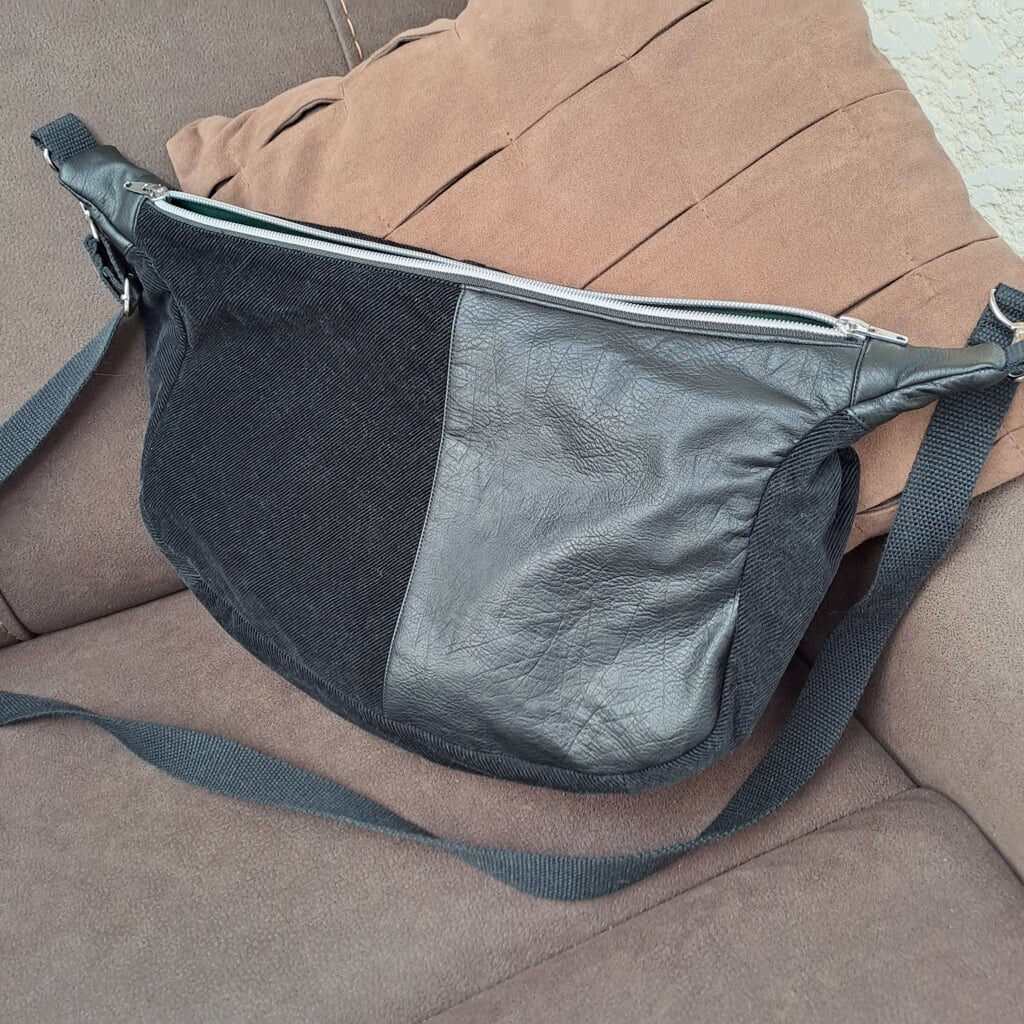 le sac simone version velours et simili le sac simone version velours et simili