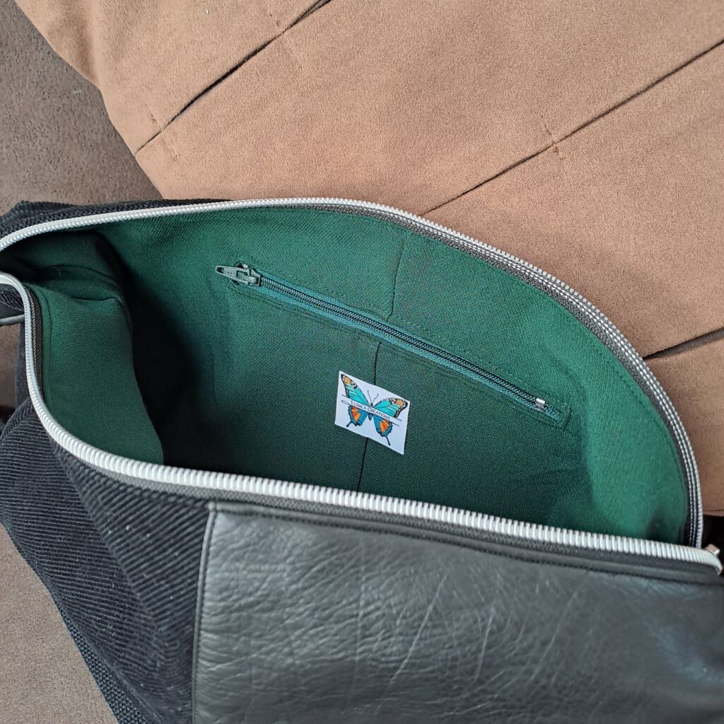 le sac simone version velours et simili le sac simone version velours et simili